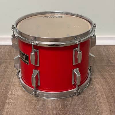 Pearl Export EX 10"x8" Rack Tom Drum Late 1980's - Coral Red image 3