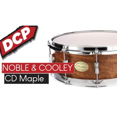 Noble & Cooley CD Maple Snare Drum 14x5 Honey Maple Oil image 2