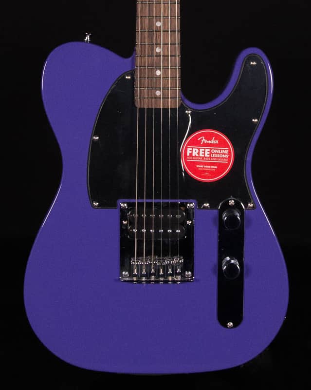 Squier Sonic Esquire H, Laurel FB, Ultraviolet image 1