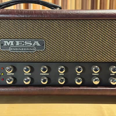 Mesa Boogie Dual Rectifier Trem-O-Verb Mid-90s - Burgundy tolex/ Gold grill image 4