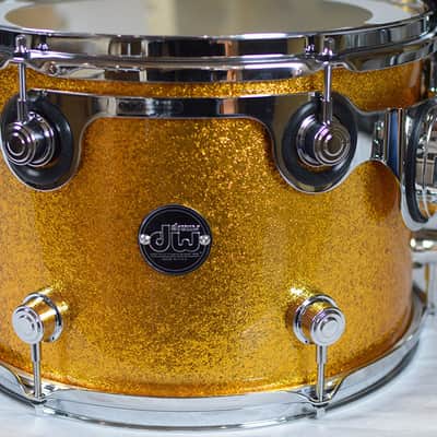 DW RAMMSTEIN Performance FP Gold Sparkle Shell Kit 3-piece image 3