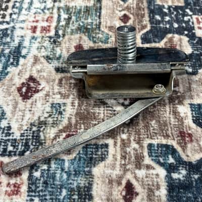 1960 Harmony Tremolo Vintage Nickel Bobkat Rocket Made In USA W/ Arm & Spring! image 2