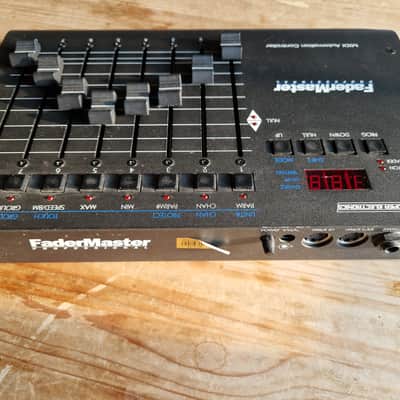 RARE JL Cooper Fadermaster Pro 2000s - Metallic Grey - Fader Master 100 mm Professional MIDI Automation Controller - BRIGHTON image 2