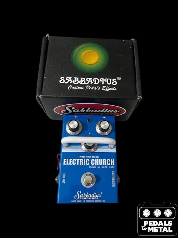 Sabbadius Electric Church BC183 Silicon Fuzz 2019 - Present - Blue - X18340 image 1