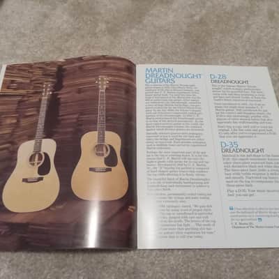 Vintage 1986 CF Martin Instruments Full-Color Guitar Catalog! Rare, Original Case Candy, Paperwork! image 3