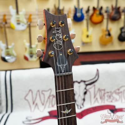 PRS Wild West Guitars 25th Anniversary Limited Run Wood Library Artist Package Custom 24 Piezo Salmon (Private Stock Color) 8.00 LBS (US Only / No International Shipping) image 7