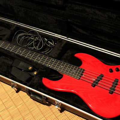 MOON JJ-5 Ash Jazz Bass PGM Transparent Red image 5