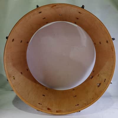 *Yamaha 13x20" Powerlite Bass Drum Shell+Lugs White Wrap Japan MB6300 9Ply Birch image 7