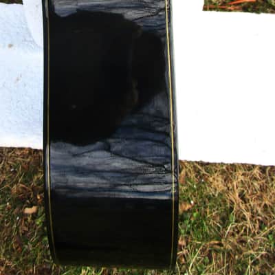 Daion The Year Series 79B Dreadnought Guitar 1979, Japan, Black, Case image 13