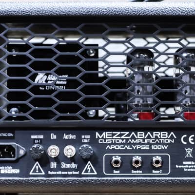 Mezzabarba Custom Amplification Apocalypse 100W Version 6L6 Head w/Footswitch image 7