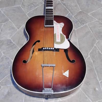 rare vintage VOSS archtop Jazz F-hole GUITAR GIMA Gitarre Germany 1960 image 1