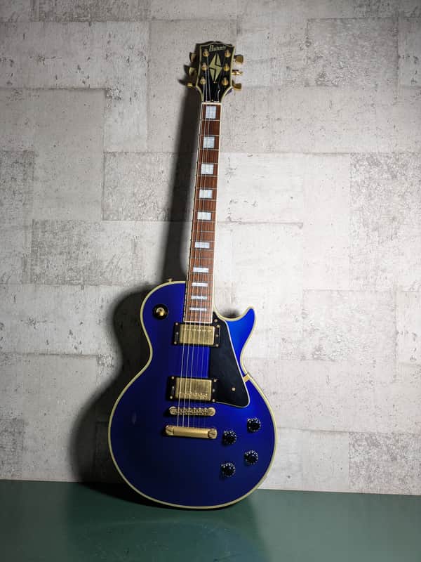 Fernandes Burny RLC-70 Les Paul Custom 90's Metallic Blue MIJ Japan image 1