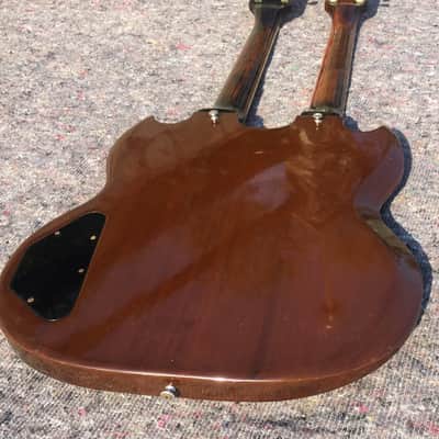Gibson SG EDS-1275 6/12 Double Neck 1974 - Walnut image 11