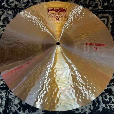 Paiste 18" 2002 Thin Crash Cymbal image 1