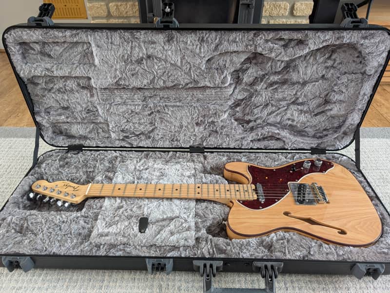 Fender American Elite Telecaster Thinline with Maple Fretboard 2016 - 2019 - Natural