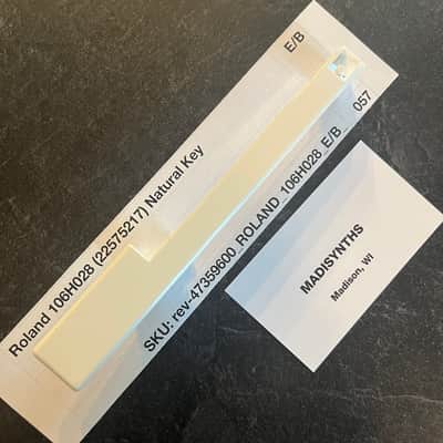 ORIGINAL Roland Replacement E/B Key (106H028) for Juno-6/60/106, Jupiter-6/8, HS-60, SH-101, VK-09, JX-3P