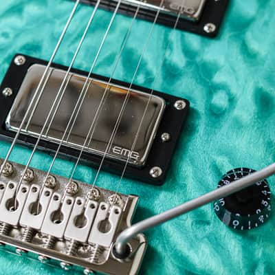 PRS SE Custom 24 Quilt | Turqoise image 6