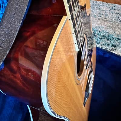 2001 GIBSON CUSTOM SHOP FIREBIRD DREADNOUGHT ACOUSTIC GUITAR NATURAL FINISH LIKE NEW image 18