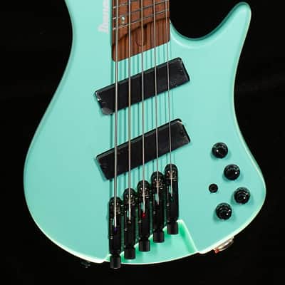 Ibanez Bass Workshop EHB1005MSSFM Sea Foam Green Matte Bass Guitar (556) - on hold image 3