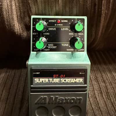 Maxon ST-01 Super Tube Screamer Pedal MIJ (Vintage 1980s) image 7