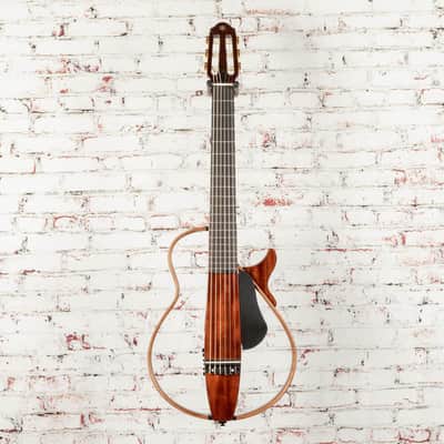 Yamaha SLG200NW Silent Guitar Nylon String Wide Nut w/ Bag image 2