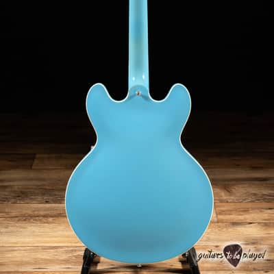 2016 Gibson Custom Shop Memphis 1964 ES-345 VOS w/ Case – Frost Blue image 7