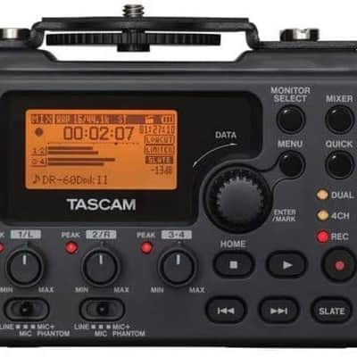 Tascam DR-60DMKII 4-Channel Portable Audio Recorder for DSLR,Rechargeable... image 2