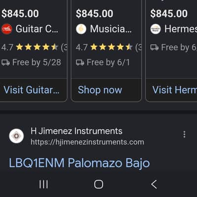 H. Jimenez Bajo Quinto - Mahogany and Gator Case image 15