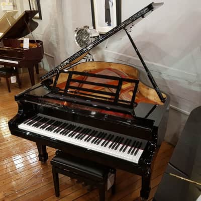 New Feurich 178 Professional II Grand Piano Black image 3