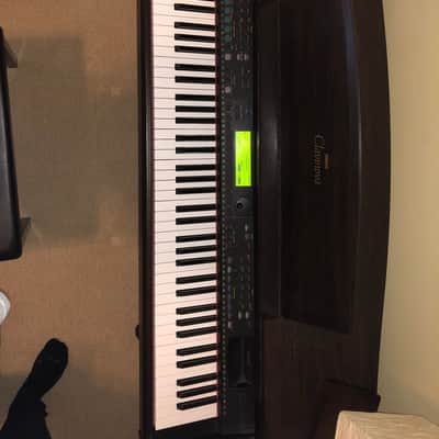 Yamaha Clavinova CVP-69 Dark Rosewood Woodgrain Finish | Reverb