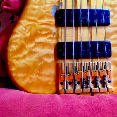 Ken Smith BT6 - 1987 - Maple/Mahagony - VINTAGE 6 String Bass image 7