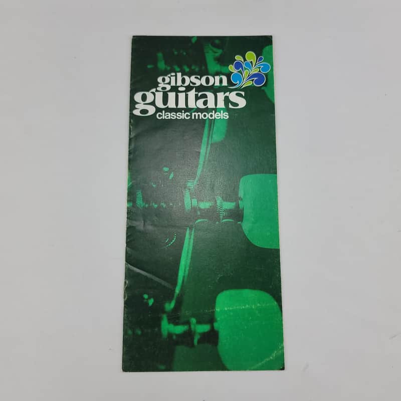 1970 Gibson Classic Models Classical Guitar Catalog Brochure - Case Candy image 1