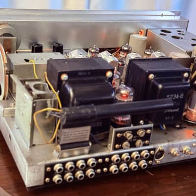 🎶✨ Sansui 1000A Tube AM/FM Stereo Receiver — Serviced & Cleaned by Cove Electronics, Fully Tested Working, w/ Original Tube Cage (7591 Output) image 14
