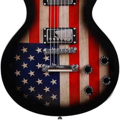 Full Size Single Cut Electric Guitar -Mahogany body，Mahogany neck on C+U shape,price include the import duty for US buyer image 1