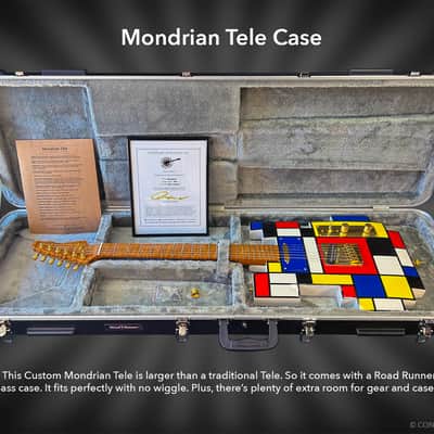 Custom Mondrian Tele by Conner Guitart image 20