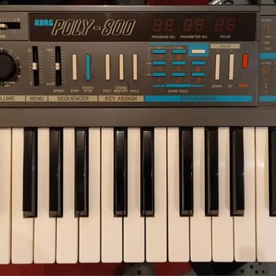 Korg Poly-800 MKII 1980s - Black Refurbished image 2