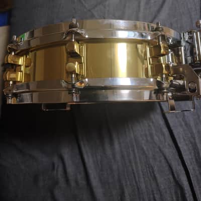 Yamaha SD-935(493) 14x3.5" Brass Piccolo Snare Drum 1987-1996 - Brass image 7