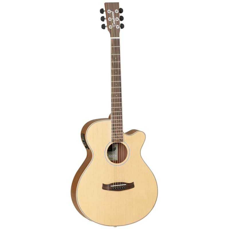Tanglewood DBT-SFCE Discovery Spruce/Ovangkol Super Folk Cutaway with Electronics image 1