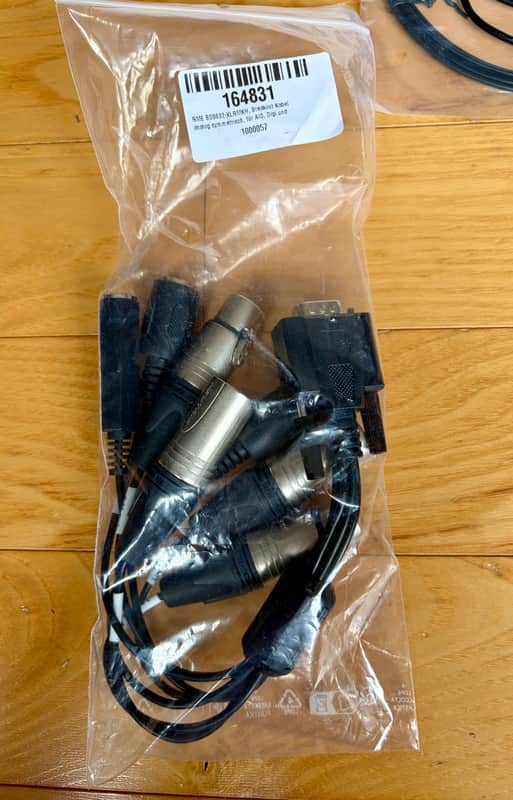RME Balanced XLR Breakout Cable (BO9632-XLRMKH) image 1