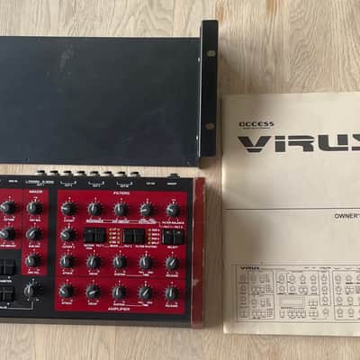 Access Virus A Desktop Digital Synthesizer 1997 - 1999 - Black / Red image 2