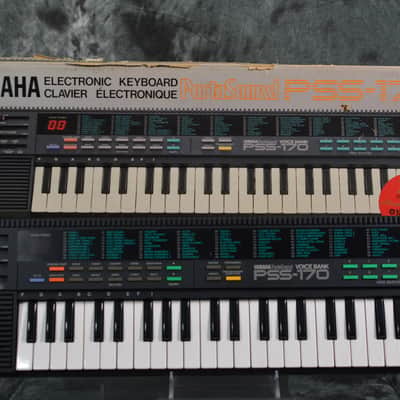 Yamaha Portasound PSS-170 Mini Synthesizer Keyboard Vintage 1987 w Original Box & FAST Same Day Shipping