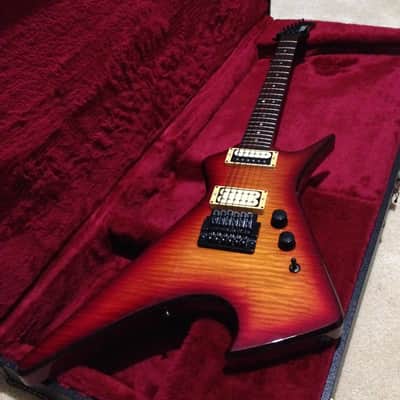 Hamer Scarab USA Cherry Sunburst Flame and Hamer USA Case image 3