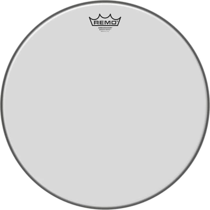 Ambassador Smooth White Series Drumhead: Snare/Tom 16 inch. Diameter Model image 1