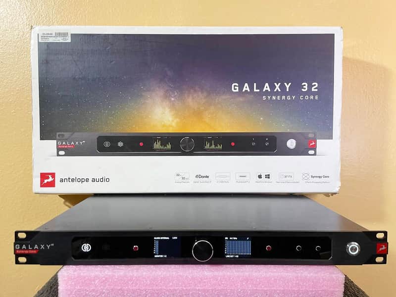 Antelope Galaxy 32 Synergy Core Audio Interface 2021 - Present - Black image 1