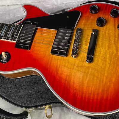 NEW! Gibson Dealer Select Custom Shop Les Paul Custom AAA Figured Top - Heritage Cherry Sunburst - Authorized Dealer - 8.8 lbs - G07452 image 10