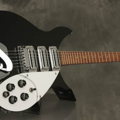 1987 Rickenbacker 320 with "Toaster/Vintage" pickups JETGLO!!! image 13