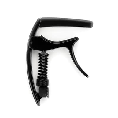 D'Addario NS Tri-Action Guitar Capo - Black, for Acoustic & Electric Guitar image 1