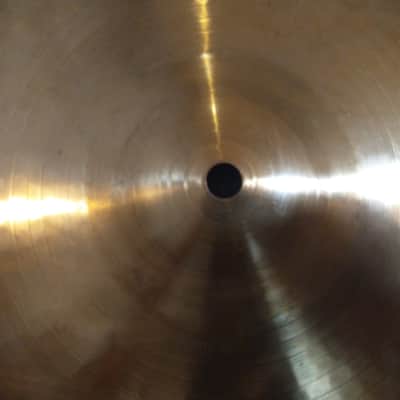 Paiste Vintage series 505 green label 14 in hi hat cymbals, 953/1109 grams excellent condition! image 4