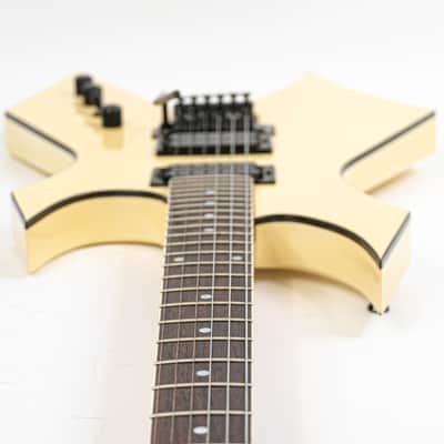 1992 B.C. Rich Warlock MIJ White w/ Licensed Floyd Rose Double Locking Tremolo, Certified Shred Pedigree image 10