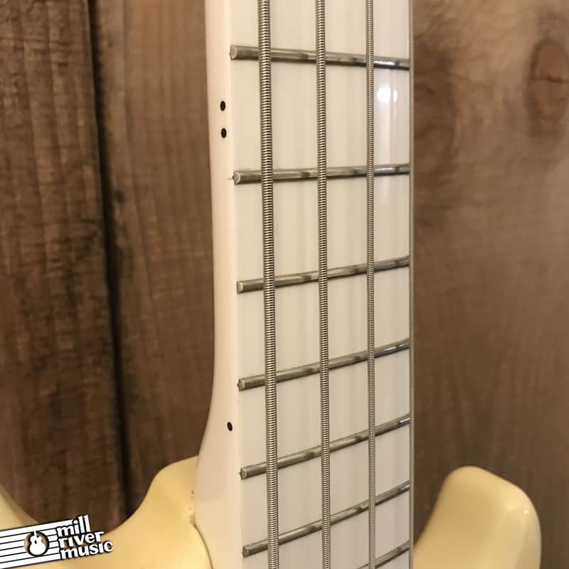 Greco Device Bass JJB-L65 Vintage Active MIJ Bass Cream 1987 Japan